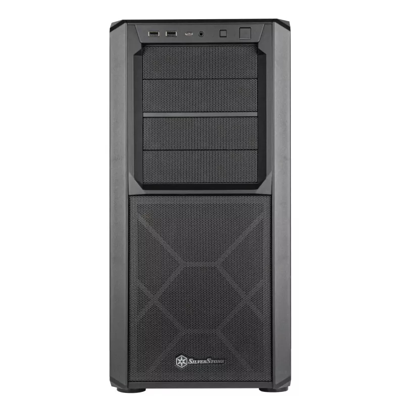 PC skriňa Silverstone SETA D1 Midi Tower čierna