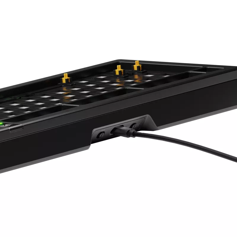 Glorious GMMK 3 Pro 75% barebone herná klávesnica GLO-KB-GMMK3-PRO-75-BB-W-BLK-US, drôtová, rozloženie ANSI US, čierna