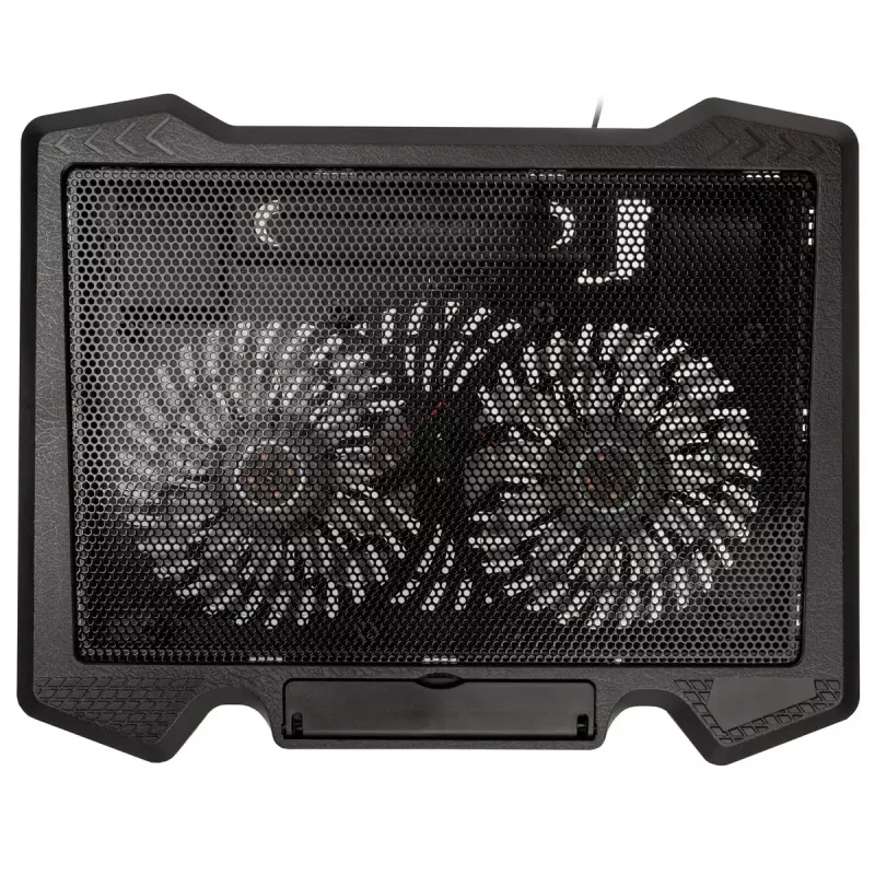 Chladiaci podložka pod notebook Kolink KL-N200 pre notebooky do 39,6 cm (15,6 palcov), 2 ventilátory 140 mm, USB napájanie, čierna