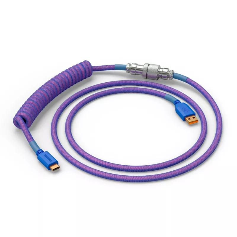 Špirálový USB kábel GLORIOUS GMMK Nebula 1,5 m RGB pre klávesnice