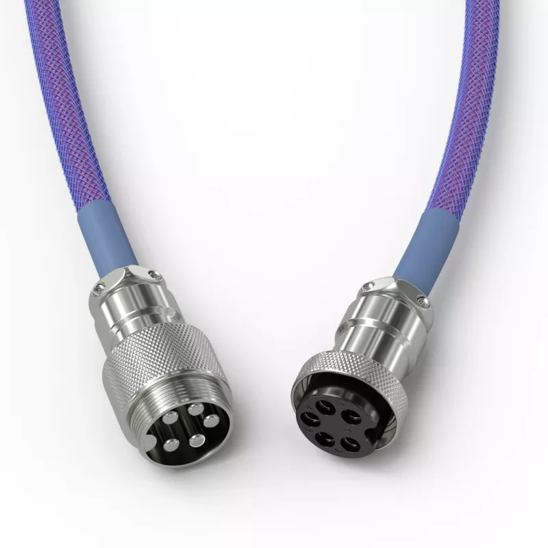 Špirálový USB kábel GLORIOUS GMMK Nebula 1,5 m RGB pre klávesnice