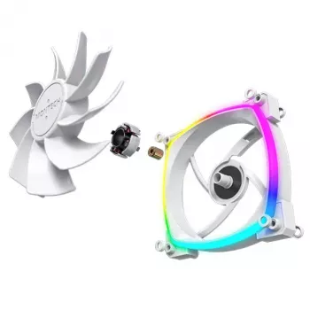 Ventilátor Montech RX120 PWM 12 cm 800-1600 RPM 27 dB biely