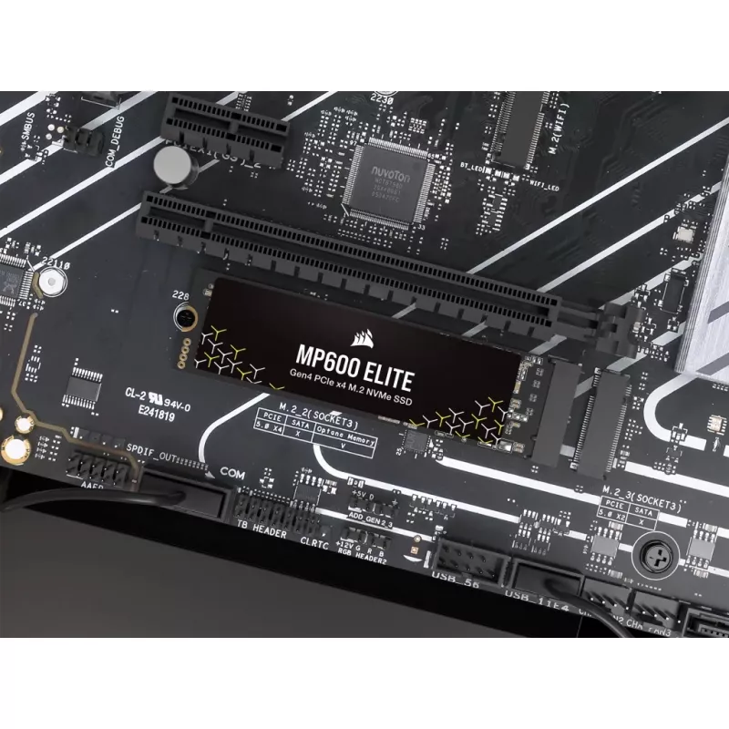 SSD disk Corsair MP600 Elite CSSD-F1000GBMP600ENH, 1 TB, M.2 2280, PCIe 4.0 x4 NVMe, 3D TLC, 256-bitové šifrovanie AES