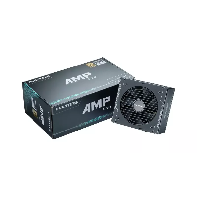 Zdroj Phanteks AMP GH 850W, 80 PLUS Gold, ATX 3.1, PCIe 5.1, čierny
