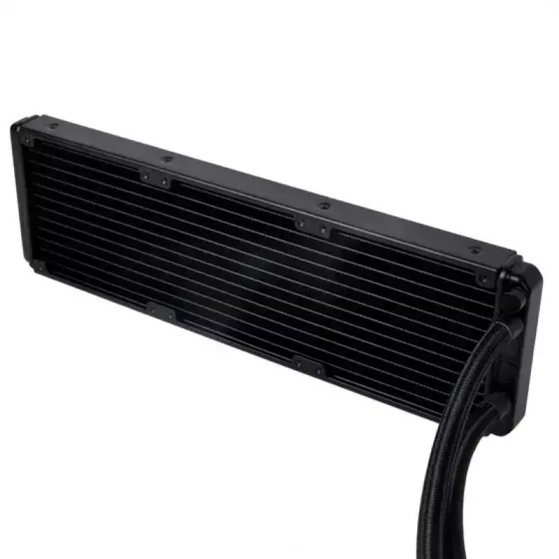 SilverStone Permafrost PF360-ARGB V2 SST-PF360-ARGB-V2 360 mm AiO vodné chladenie procesora, ARGB, vrátane RGB ovládača, čierne