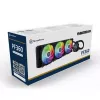 SilverStone Permafrost PF360-ARGB V2 SST-PF360-ARGB-V2 360 mm AiO vodné chladenie procesora, ARGB, vrátane RGB ovládača, čierne