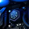 SilverStone Permafrost PF360-ARGB V2 SST-PF360-ARGB-V2 360 mm AiO vodné chladenie procesora, ARGB, vrátane RGB ovládača, čierne