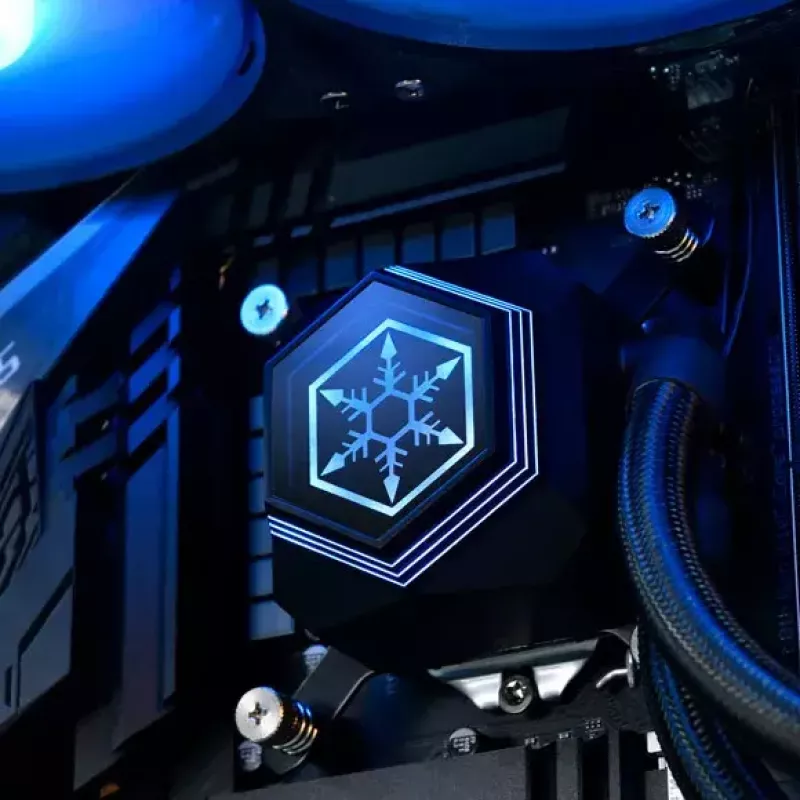SilverStone Permafrost PF360-ARGB V2 SST-PF360-ARGB-V2 360 mm AiO vodné chladenie procesora, ARGB, vrátane RGB ovládača, čierne