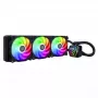 SilverStone Permafrost PF360-ARGB V2 SST-PF360-ARGB-V2 360 mm AiO vodné chladenie procesora, ARGB, vrátane RGB ovládača, čierne