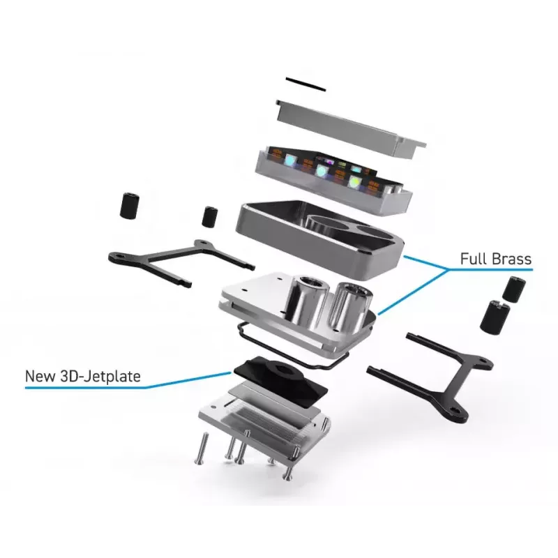 Vodný blok procesora Alphacool Core 1, Carbon