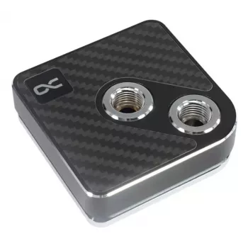 Vodný chladiaci blok Alphacool Core 1 Carbon mosadz meď nikel čierna 72 mm