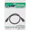 InLine High Speed HDMI kábel s Ethernet Premium 4K2K konektor samec / konektor samec čierny 1,5 m