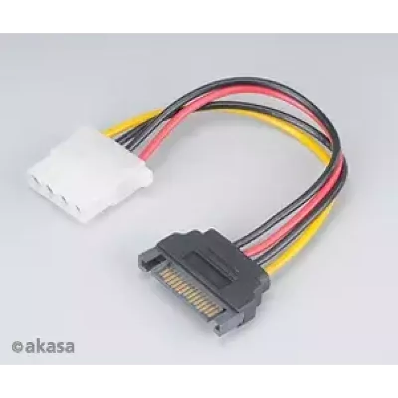 Akasa AK-CBPW03-KT02 adaptérový kábel zo SATA na Molex (2 ks)