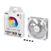 ASUS TUF GAMING TR120 ARGB REVERSE 120 mm 2000 RPM biely, hydraulické ložisko, 76.3 CFM
