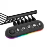 Streamplify HUB DECK 5 USB rozbočovač, 4x USB 3.0, 1x USB 2.0, RGB, 12V, napájací kábel pre EÚ, čierny
