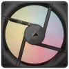 Corsair iCUE LINK LX140-R RGB ventilátor 14 cm čierny 2000 ot/min 3,55 mmH2O