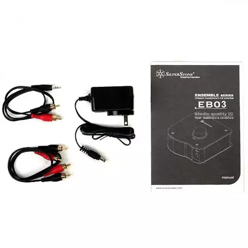 Zosilňovač pre slúchadlá Silverstone SST-EB03S 16-600Ω 6,3 mm