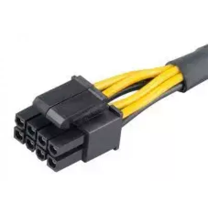 Interný napájací kábel Akasa AK-CBPW10-15BK 0,15 m PCI-E 8-pin ATX 4-pin
