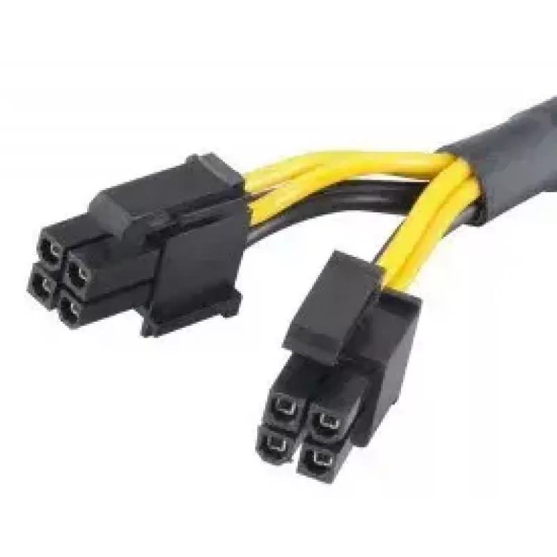 Interný napájací kábel Akasa AK-CBPW10-15BK 0,15 m PCI-E 8-pin ATX 4-pin