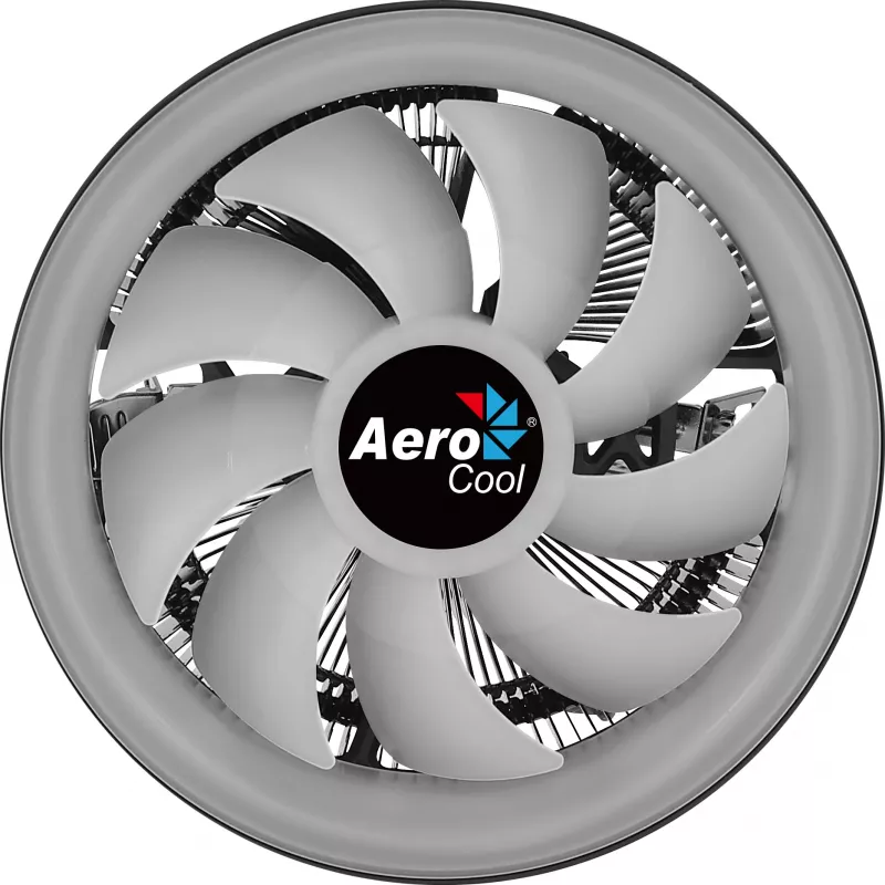 Chladič procesora Aerocool Core Plus, ARGB, 120 mm, čierny