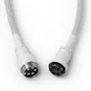 Coiled USB kábel GLORIOUS GMMK Ghost White (GLO-KB-ACC-CBL-COIL-GWHT) – spirálový kábel, Ghost White