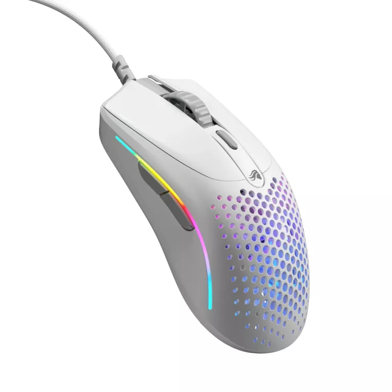 Glorious Gaming Glorious Model O 2 Mini - matná biela, pravá ruka, optická, USB Type-A, 26000 DPI, biela