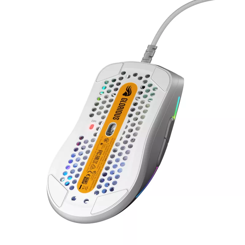 Glorious Gaming Glorious Model O 2 Mini - matná biela, pravá ruka, optická, USB Type-A, 26000 DPI, biela