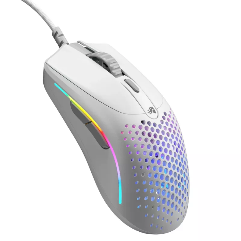 Glorious Gaming Glorious Model O 2 Mini - matná biela, pravá ruka, optická, USB Type-A, 26000 DPI, biela