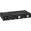 InLine 2x1 HDMI KVM prepínač, 2x1, HDMI 4K2K, USB 2.0 hub, s audio