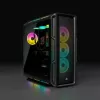 CORSAIR Mid-Tower ATX PC skriňa – iCUE 5000T – RGB temperované sklo – čierna