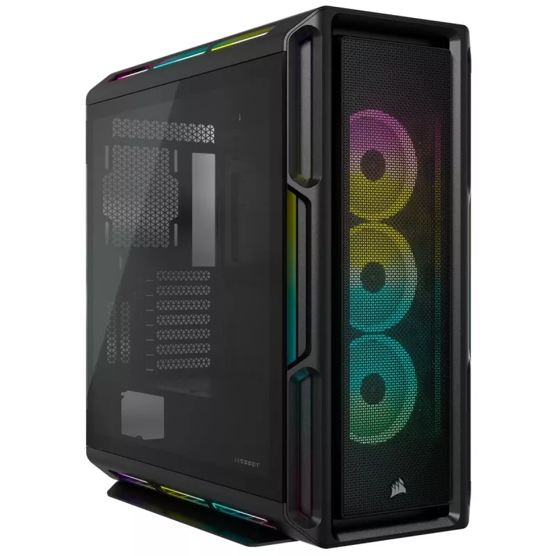 CORSAIR Mid-Tower ATX PC skriňa – iCUE 5000T – RGB temperované sklo – čierna