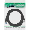InLine patch kábel S/FTP PiMF Cat.6A bezhalogénový 500 MHz čierny 1,5 m