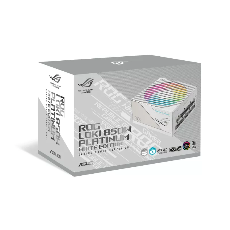 ASUS ROG Loki SFX-L 850W Platinum White napájací zdroj 24-Pin ATX