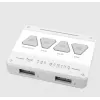 Vzduchový chladič ASUS TUF GAMING TF120 ARGB WHITE EDITION — 3×120 mm ventilátory, 1900 ot/min, 29 dB, diaľkový ovládač