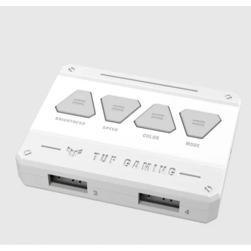 Vzduchový chladič ASUS TUF GAMING TF120 ARGB WHITE EDITION — 3×120 mm ventilátory, 1900 ot/min, 29 dB, diaľkový ovládač