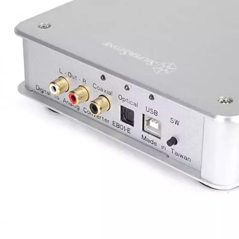 Audio rozhranie Silverstone EB01-E strieborné