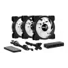 Aerocool Saturn 12F Pro ARGB skrinkové ventilátory, balenie 3 ks s ovládačom, 120 mm