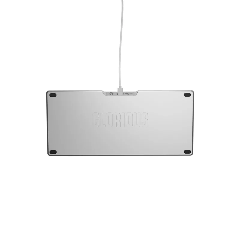 Glorious GMMK 3 Pro 75% prispôsobiteľná herná klávesnica, zostavená, drôtová, spínače Fox, ANSI (US), strieborná