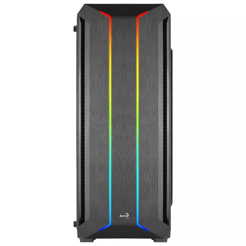 Aerocool SKYLINEV2BK PC ATX skriňa duálny predný panel LED ARGB ventilátor ARGB 12 cm čierna