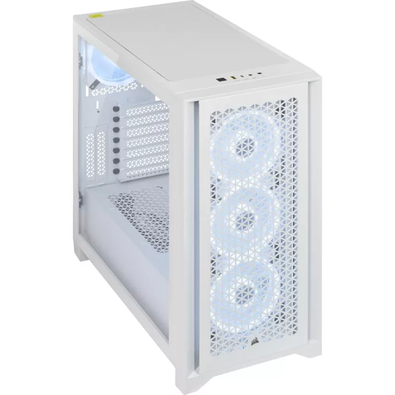 CORSAIR Midi Tower skriňa - Icue 4000d RGB biela