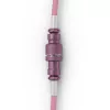 Spirálový kábel USB GLORIOUS GMMK Pixel Pink 1,5m – odnímateľný spirálový kábel pre klávesnice
