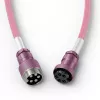Spirálový kábel USB GLORIOUS GMMK Pixel Pink 1,5m – odnímateľný spirálový kábel pre klávesnice