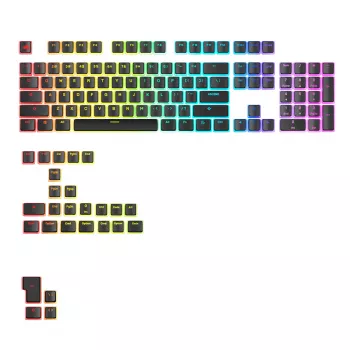 GLORIOUS GPBT Aura V3 čierna US RGB sada klávesových krytiek