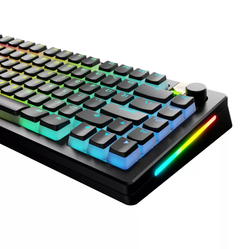 Glorious GPBT Aura V3 sada klávesových čiapočiek, rozloženie ANSI (US), PBT, Doubleshot, čierna