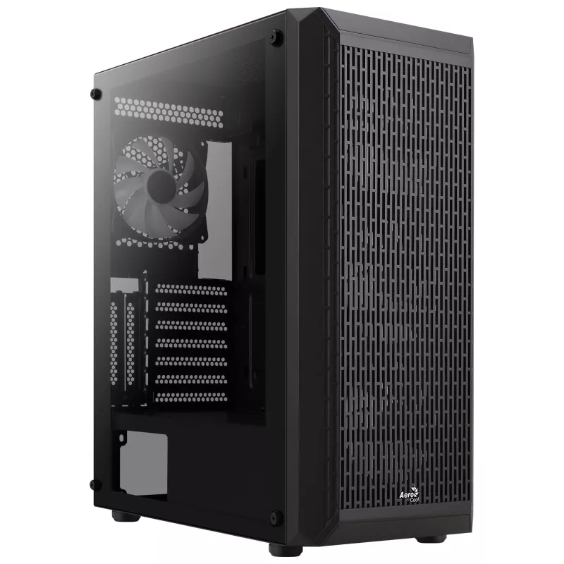 Aerocool BEAMBKV2 herná ATX skriňa 4 ventilátory 12cm FRGB čierna