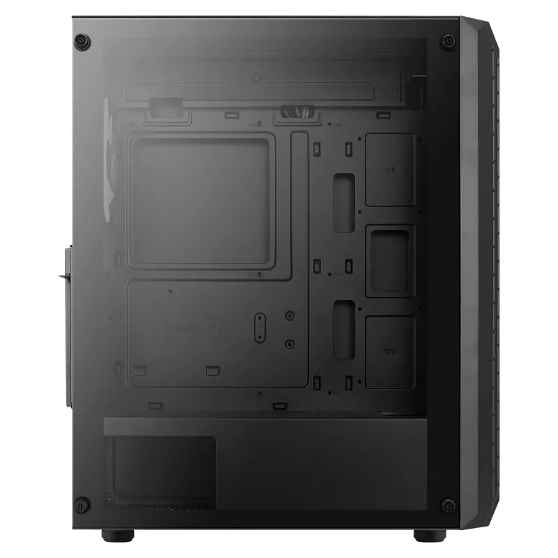 Aerocool BEAMBKV2 herná ATX skriňa 4 ventilátory 12cm FRGB čierna