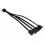 RGB rozbočovací kábel Alphacool 18710 čierny plast