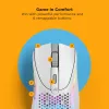 Glorious Gaming Glorious Model D 2 Wireless - matná biela, pravá ruka, RF Wireless, 19000 DPI, biela