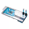 Vodný blok + backplate Phanteks Glacier G40 akryl meď sivá transparentná