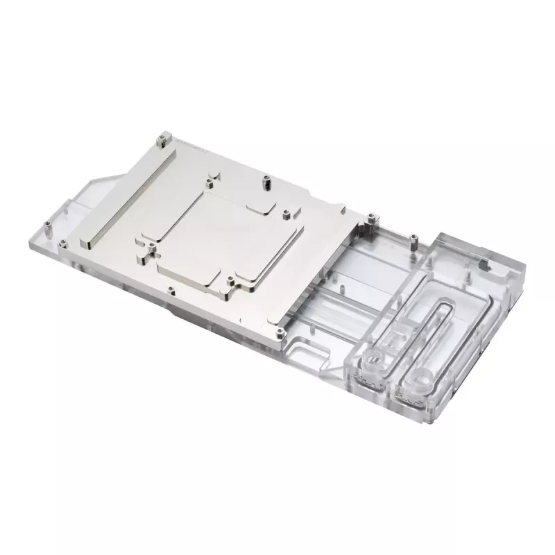 Vodný blok + backplate Phanteks Glacier G40 akryl meď sivá transparentná